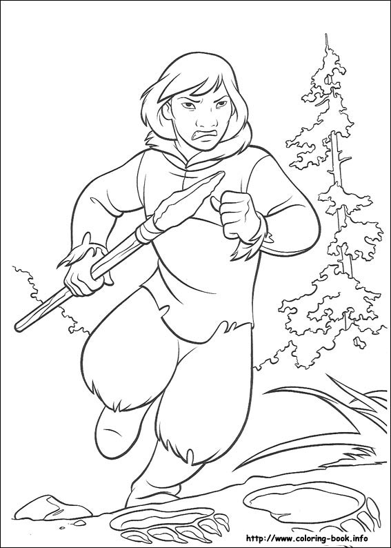 Brother Bear coloring picture